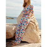 Combi - pantalon orchide bleu