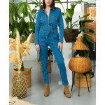 Combi - pantalon reve d bleu en coton