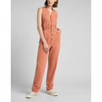 Combinaison femme - saumon rouge en coton