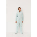 Combinaison manches longues bleu ciel en coton