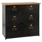 Commode 6 casiers gold ivan Commode 6 casiers gold ivan
