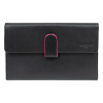 Compagnon de voyage cuir multico noir / multicolore dina Compagnon de voyage cuir multico noir / multicolore dina