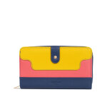 Compagnon de voyage stop rfid cuir bahia jaune / multicolore rhea Compagnon de voyage stop rfid cuir bahia jaune / multicolore rhea