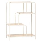 Console curvy 2 tagres bois clair