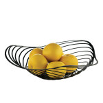 Corbeille  fruit trinity en acier argent