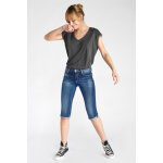 Corsaire pantacourt en jeans mandy bleu gia