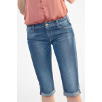 Corsaire pantacourt en jeans mermoz bleu