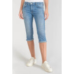 Corsaire pantacourt en jeans oriol bleu
