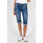 Corsaire pantacourt en jeans phil bleu noor