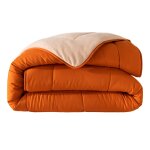 Couette 200x200 hebe 400 g / m² orange en polyester Couette 200x200 hebe 400 g / m² orange en polyester