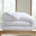 Couette c + sur antiacarien �coresponsable temp�r�e - blanc