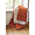 Couette l�g�re bicolore cocoon gingembre / galet