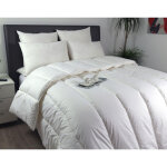 Couette microfibre becquet blanc