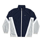 Coupe - vent bicolore blanc / bleu en nylon Coupe - vent bicolore blanc / bleu en nylon