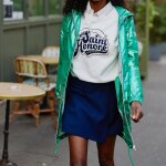 Coupe - vent rainy long vert