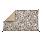 Courtepointe satin imperial chanvre 110 x 180 cm Courtepointe satin imperial chanvre 110 x 180 cm
