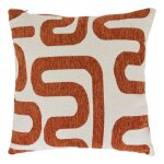 Coussin safina 40x40cm - terracotta