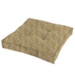 Coussin de sol en coton 190g / m teranga inaya 40x40x12 bronze