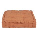 Coussin de sol enfant berlingot coton rose terracotta