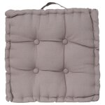 Coussin de sol gris clair 40x40