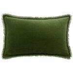 Coussin uni fara eucalyptus 30 x 50