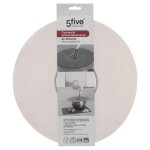 Couvercle anti claboussure d35cm gris en silicone