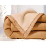 Couverture courtelle trs chaude double face - 500g m