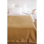Couverture en pure laine double face volta beige Couverture en pure laine double face volta beige