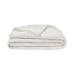 Couvre - lit en gaze de coton 120 gr / m2, jazzy blanc 260x240