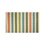 Couvre - lit imprime en percale de coton 260 x 240 cm mirmande moss - multicolore