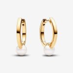 Croles femme mtal dor  l'or fin avec perle pandora timeless