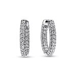 Cr�oles rang pav� argent� - pandora timeless