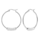 Croles so charm - b2790 - argent - boucles d'oreilles argentes