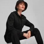 Crop sweat w her fz hd tr noir en coton
