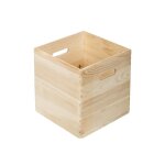 Cube en pin massif