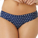 Culotte de bain brsilien - bleue marine cleo by panache en nylon