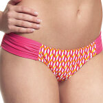 Culotte de bain drap - rose cleo by panache en nylon