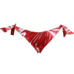 Culotte de bain nou tropical - rouge chantelle en nylon