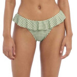 Culotte de bain  volant - freya maillots verte en nylon