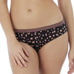 Culotte black rose noire freya en nylon