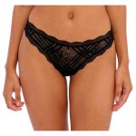 Culotte brsilienne en dentelle brode freya noire