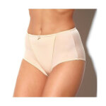 Culotte gainante blanche galbante pomm'poire - beige en coton