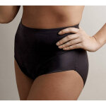 Culotte gainante mi - haute contrle extra ferme noire en nylon