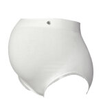 Culotte de grossesse taille haute - blanc en coton