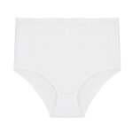 Culotte haute blanche en coton