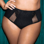 Culotte haute noir - elomi en nylon