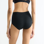 Culotte maxi noire en coton