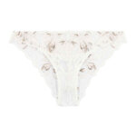 Culotte mini - c?ur blanche encre de chine