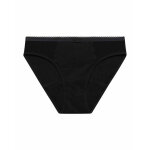 Culotte de rgles flux moyen noir - protect dim en coton