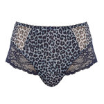 Culotte taille haute bleue